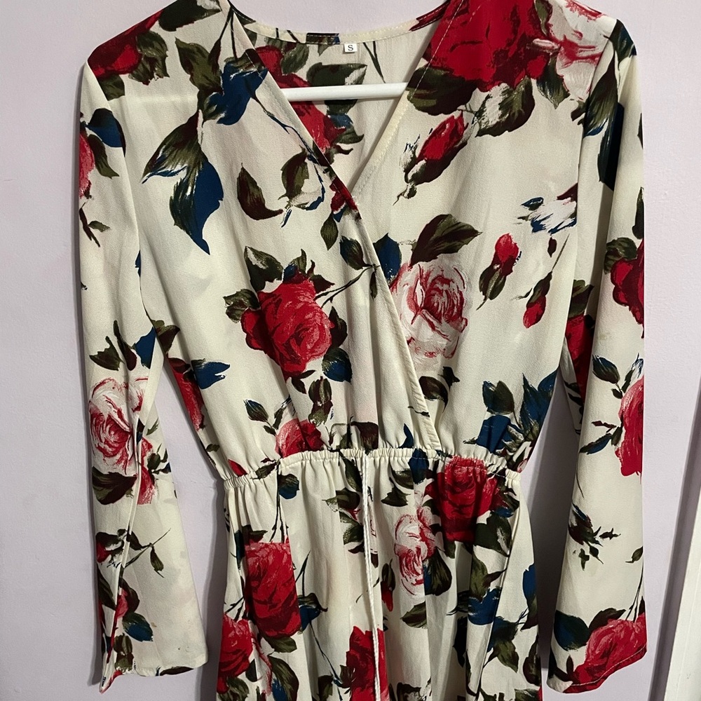 Small Amazon floral romper